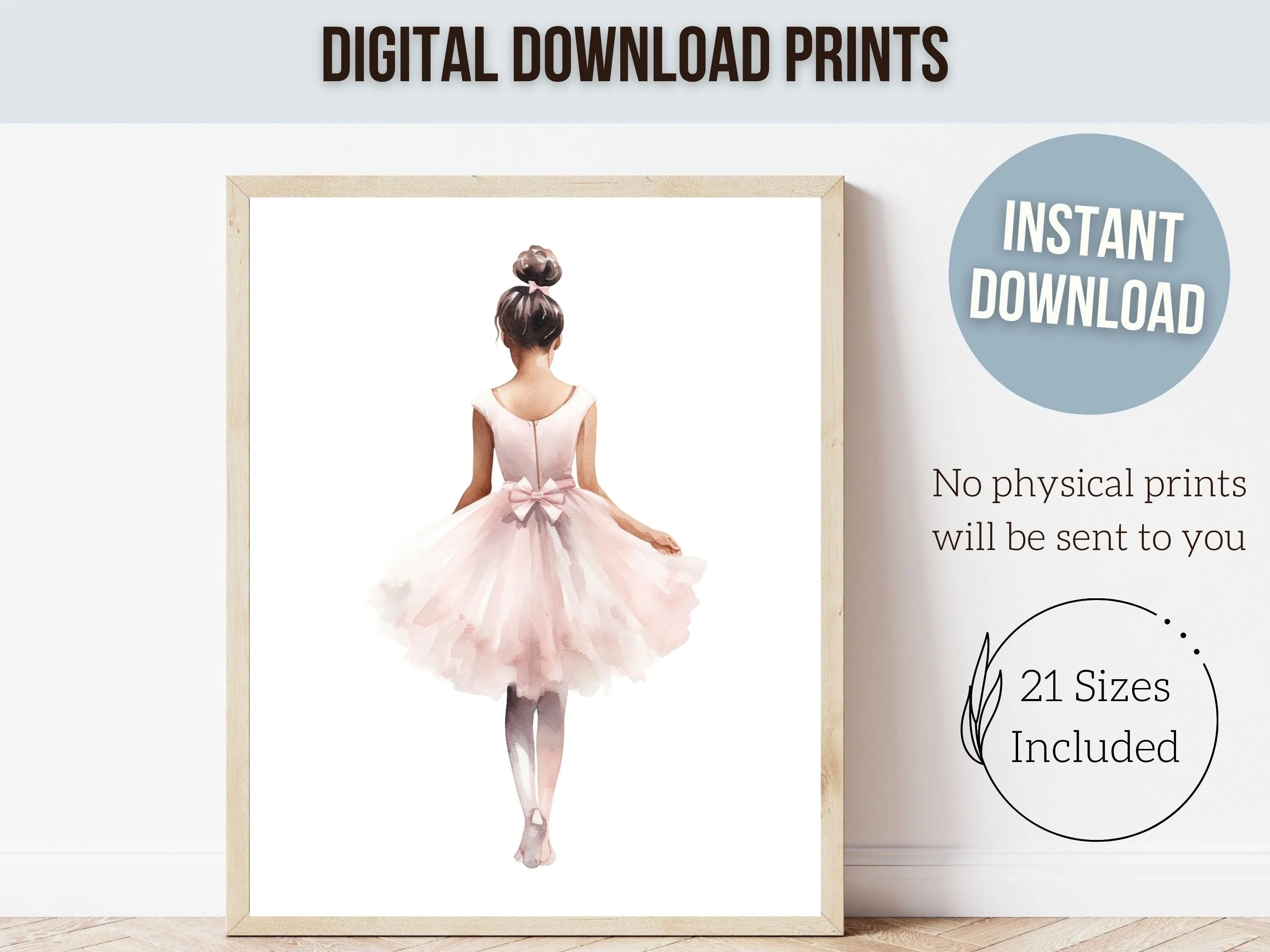 Ballet Nursery Prints - Set 8