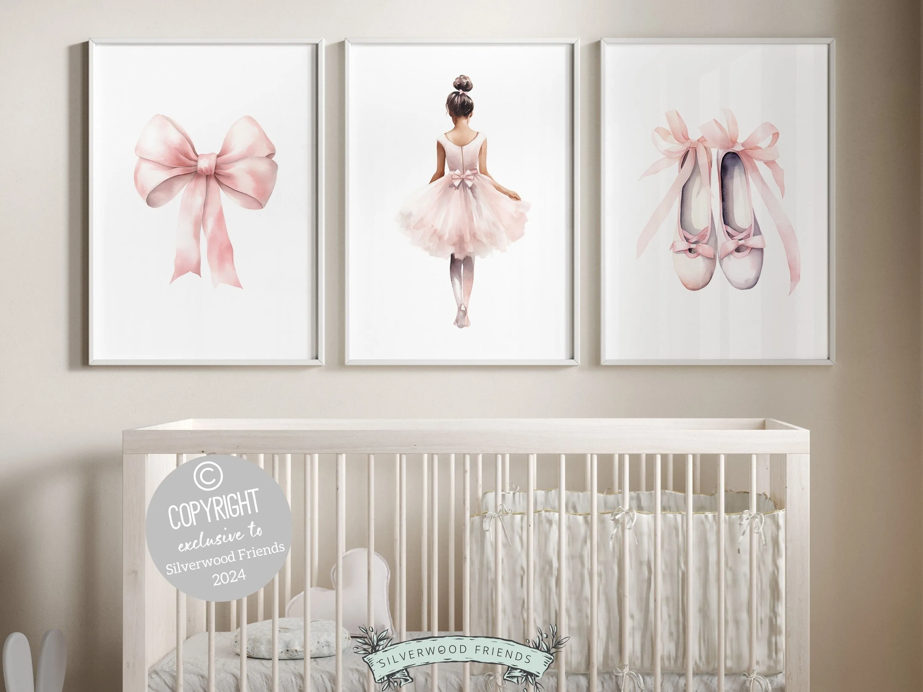 Ballet Nursery Prints - Set 8