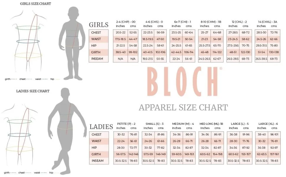 Bloch CL8725 Athenia Sweetheart Bodysuit