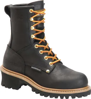 Carolina Women's 8 Inch WP Elm ST Logger Black