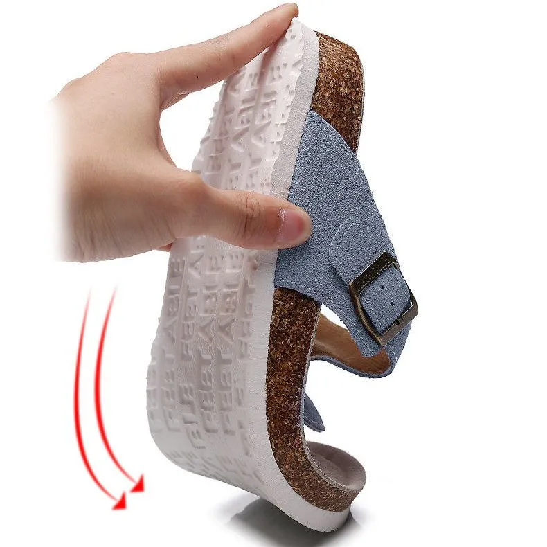 Cuzcare Best Walking Orthopedic Sandals For Women Basic Nonslip Flip-flops