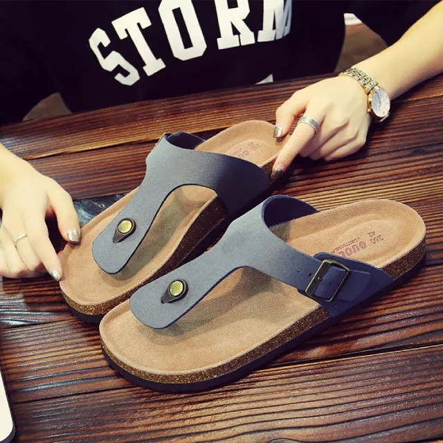 Cuzcare Best Walking Orthopedic Sandals For Women Basic Nonslip Flip-flops
