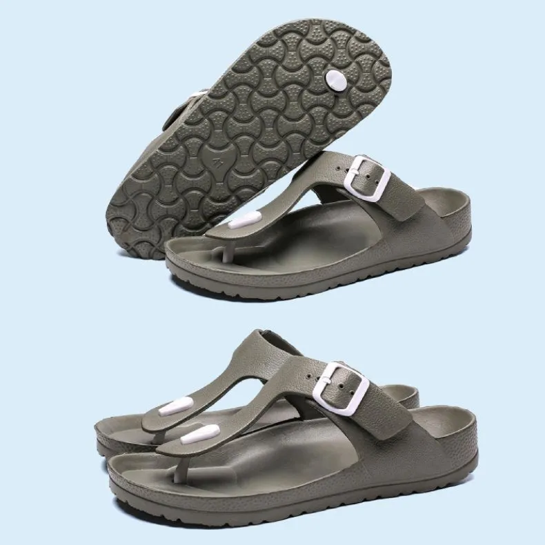 Cuzcare Women Leisure Orthopedic Sandals Adjustable Thong Flip-flops