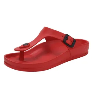 Cuzcare Women Leisure Orthopedic Sandals Adjustable Thong Flip-flops