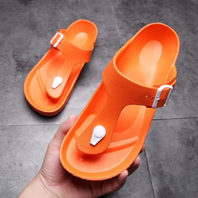 Cuzcare Women Leisure Orthopedic Sandals Adjustable Thong Flip-flops