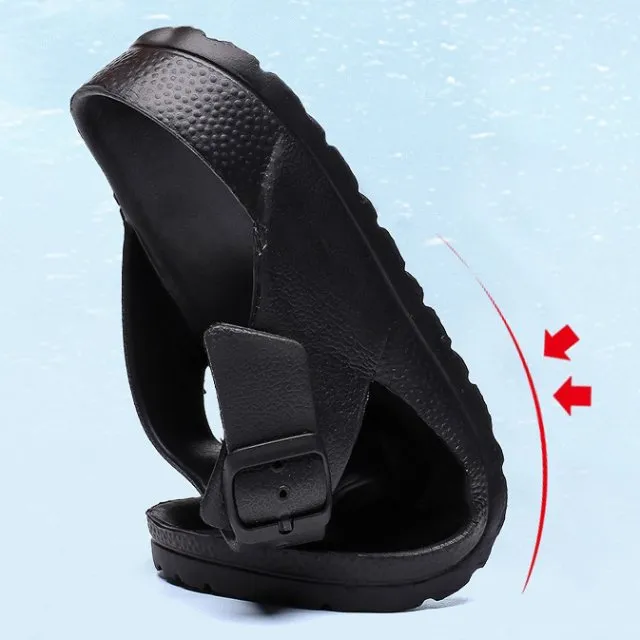 Cuzcare Women Leisure Orthopedic Sandals Adjustable Thong Flip-flops