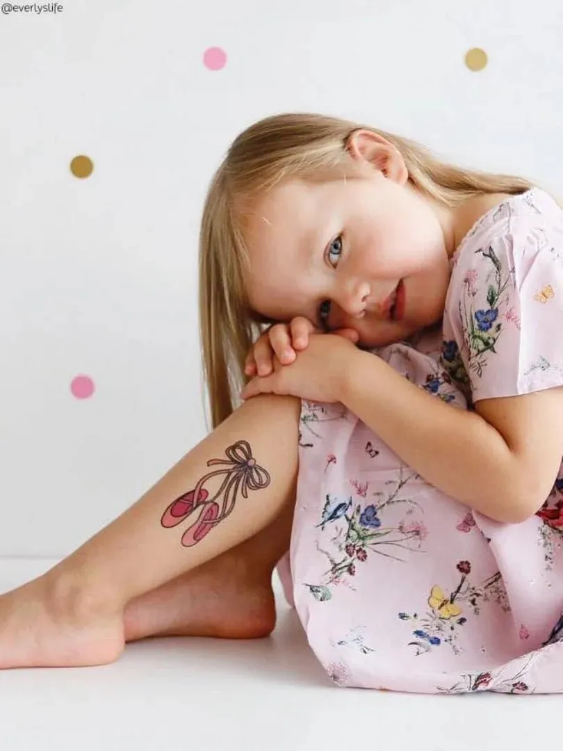 Ducky Street Pointe Temporary Tattoos
