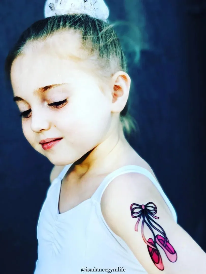 Ducky Street Pointe Temporary Tattoos