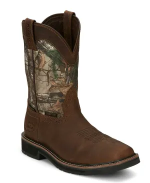 Justin Men's Trekker 11 Inch CT WP Work Boot
