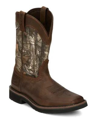 Justin Men's Trekker 11 Inch WP Work Boot