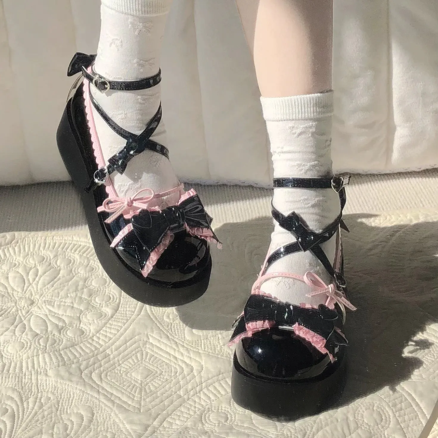 Kawaii Japanese Sweet Thick-soled Lolita Shoes