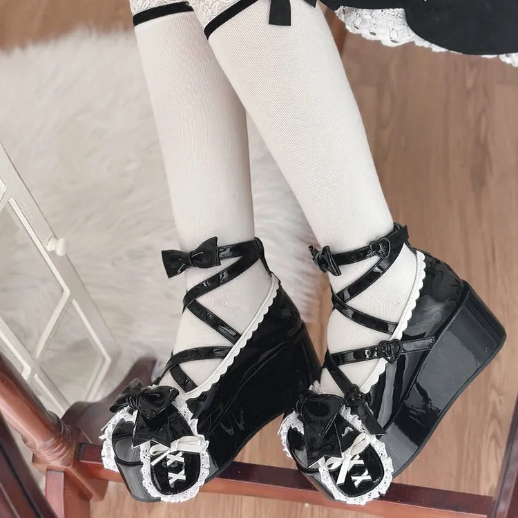 Kawaii Sweet Doll Style Lolita Thick-soled Shoes