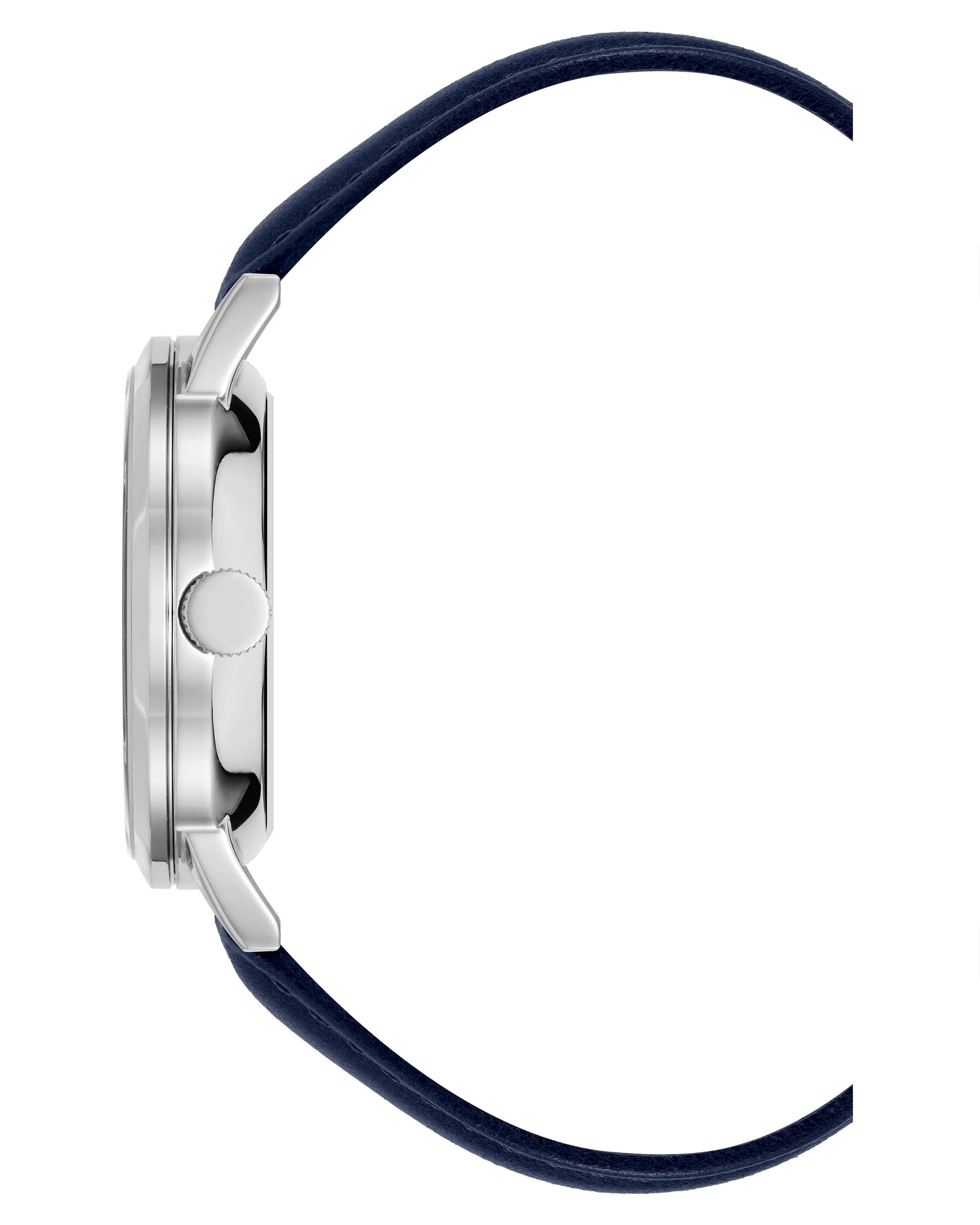 Miles™ | 42mm, Navy/Leather