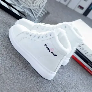 New Lace Up Women Sneakers Snow Ankle Boots