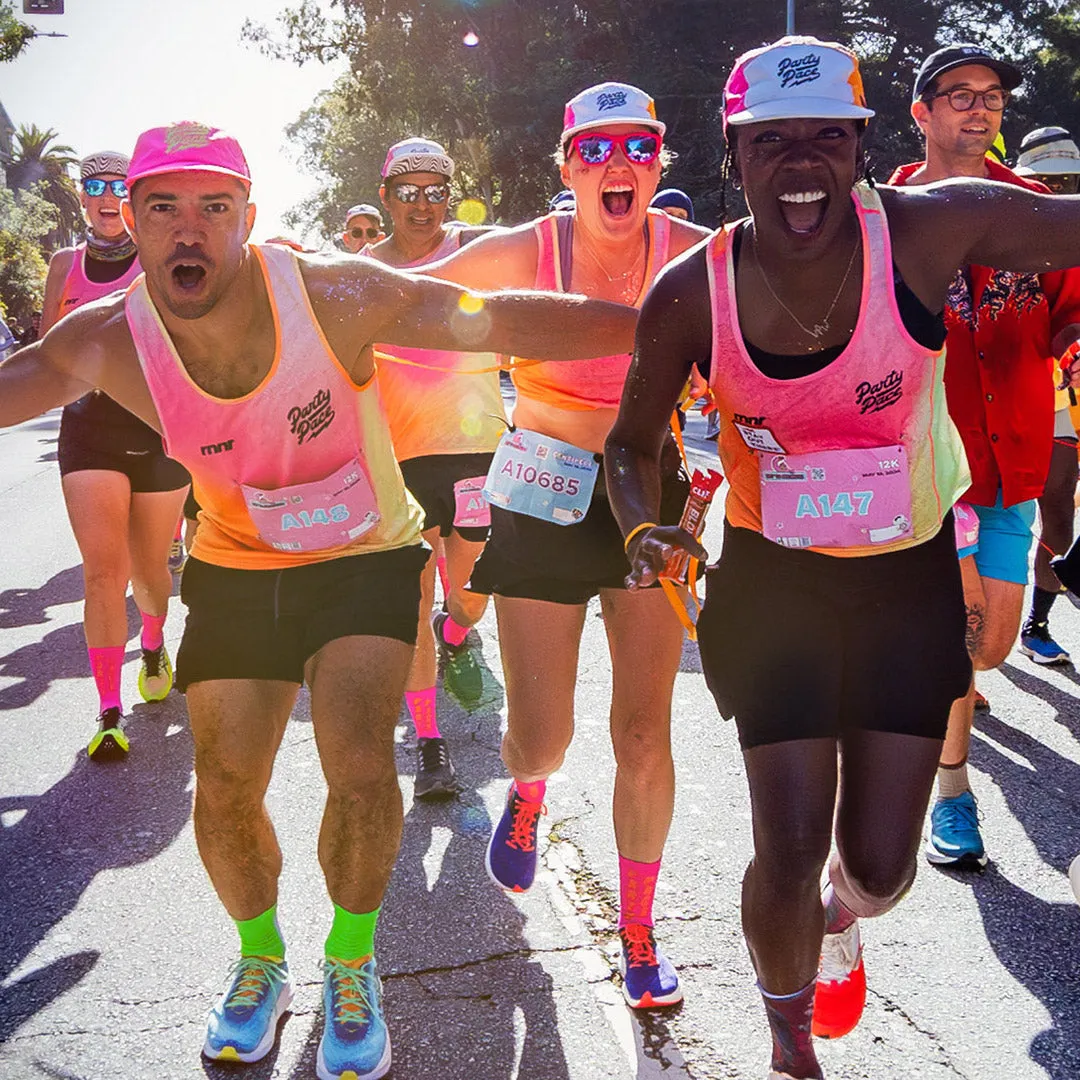 Rnnr Pacer Hat - Party Pace Pink and Orange