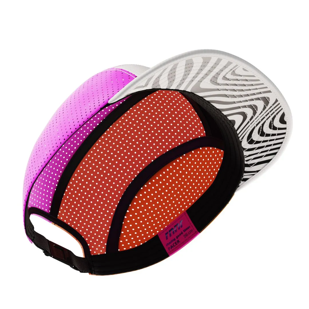 Rnnr Pacer Hat - Party Pace Pink and Orange