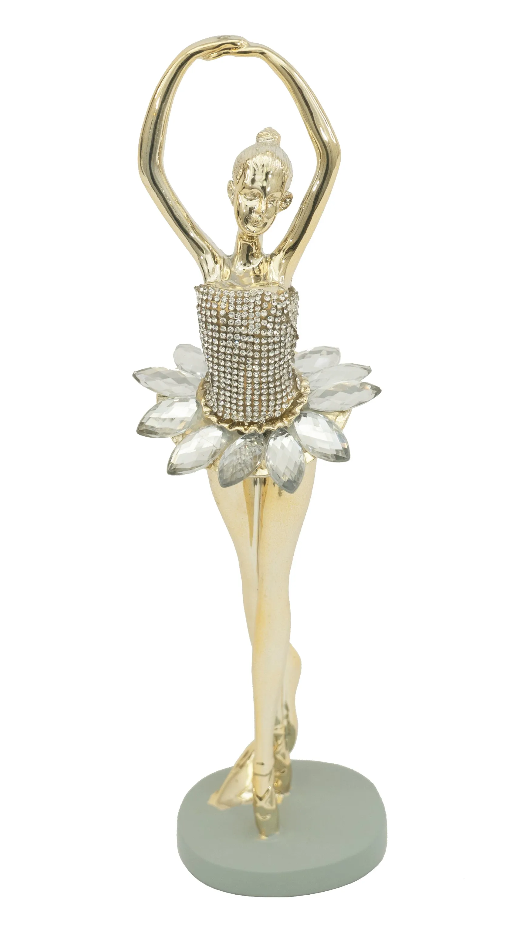 Two Tone Ballerina Figurine