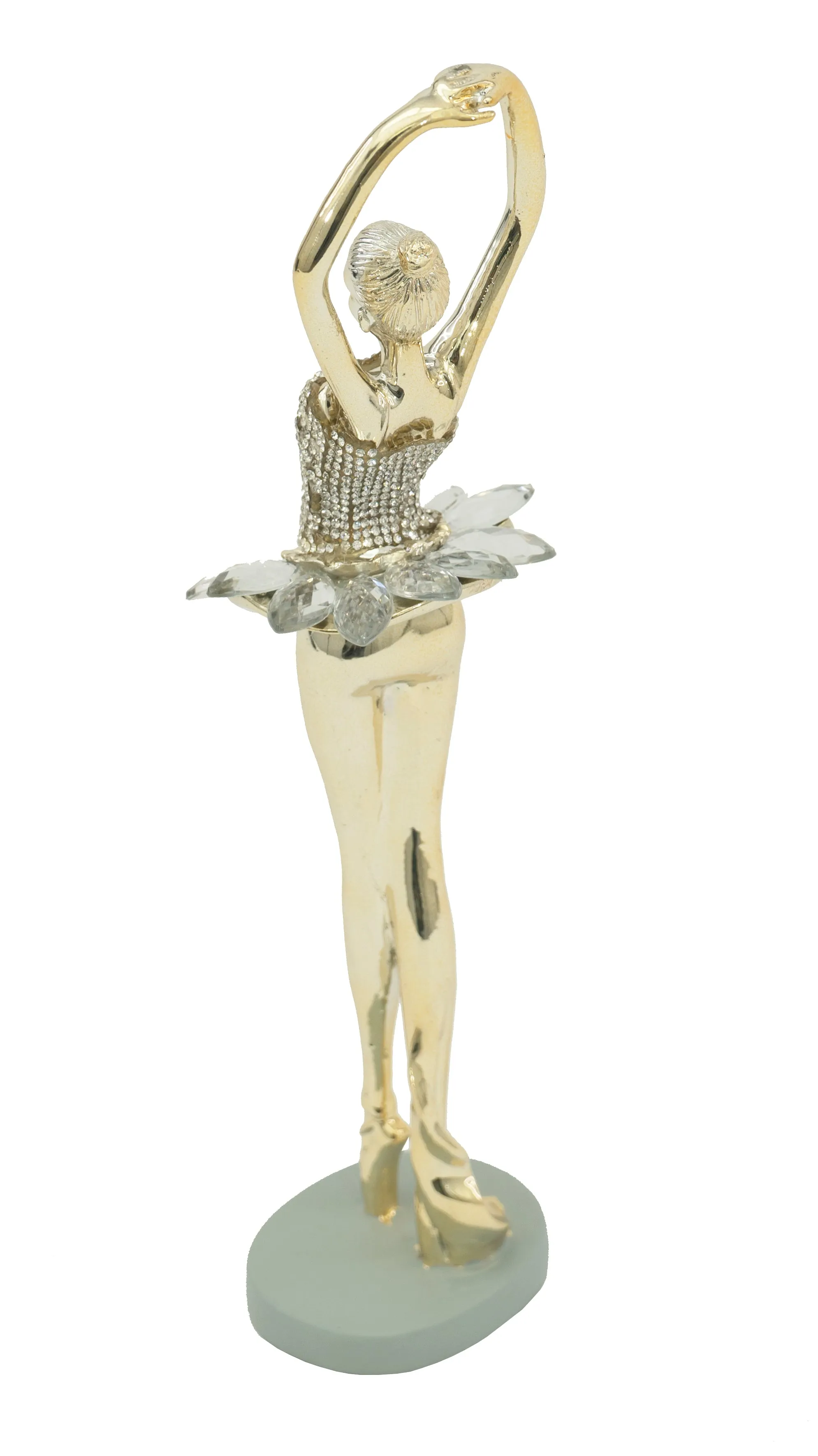 Two Tone Ballerina Figurine