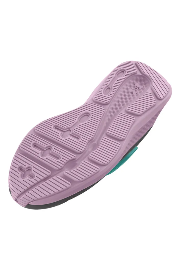 Under Armour Girls' Pre-School UA Pursuit 3 AC Big Logo Running Shoes