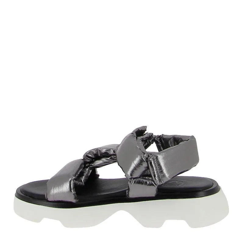 Wave 23726 Pewter Platform Sandal