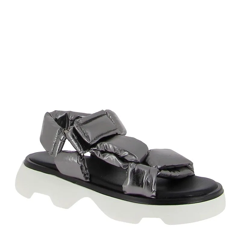 Wave 23726 Pewter Platform Sandal